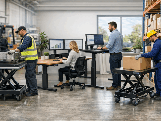 Elektrischer Hubtisch: Ergonomisch arbeiten und produktiver werden